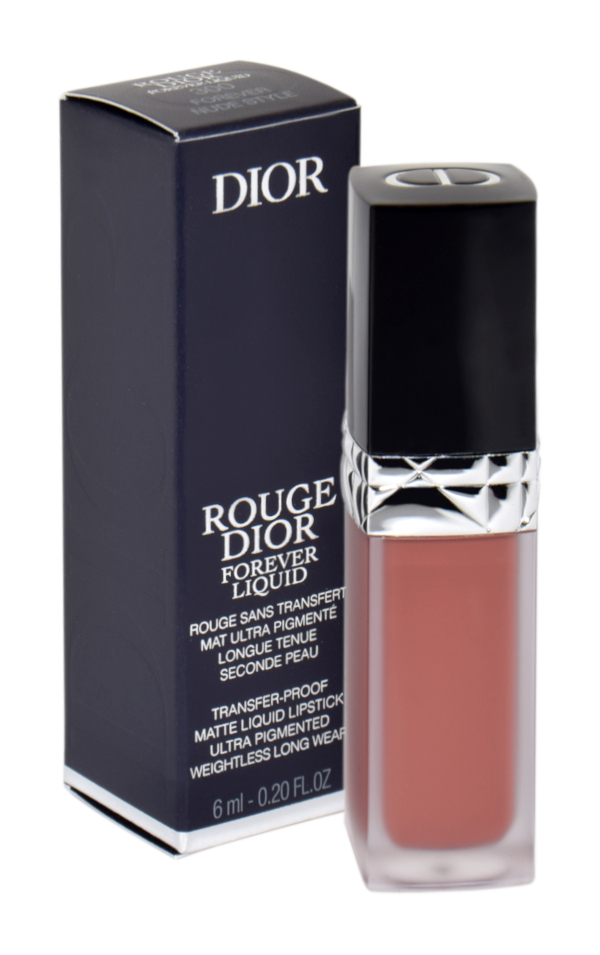 Dior Rouge Forever Liquid Lipstick 300 Forever Nude Style lūpdažis