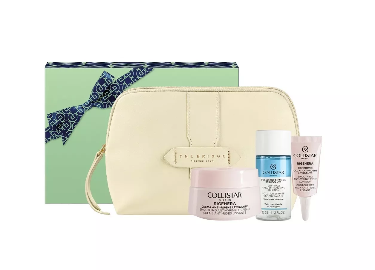 Collistar Unbox Your Beauty Regenerate Anti-Irritation Cream 50ml + Mini Biphasic Cream 35ml + Eye Contour 5ml + Cosmetic Bag