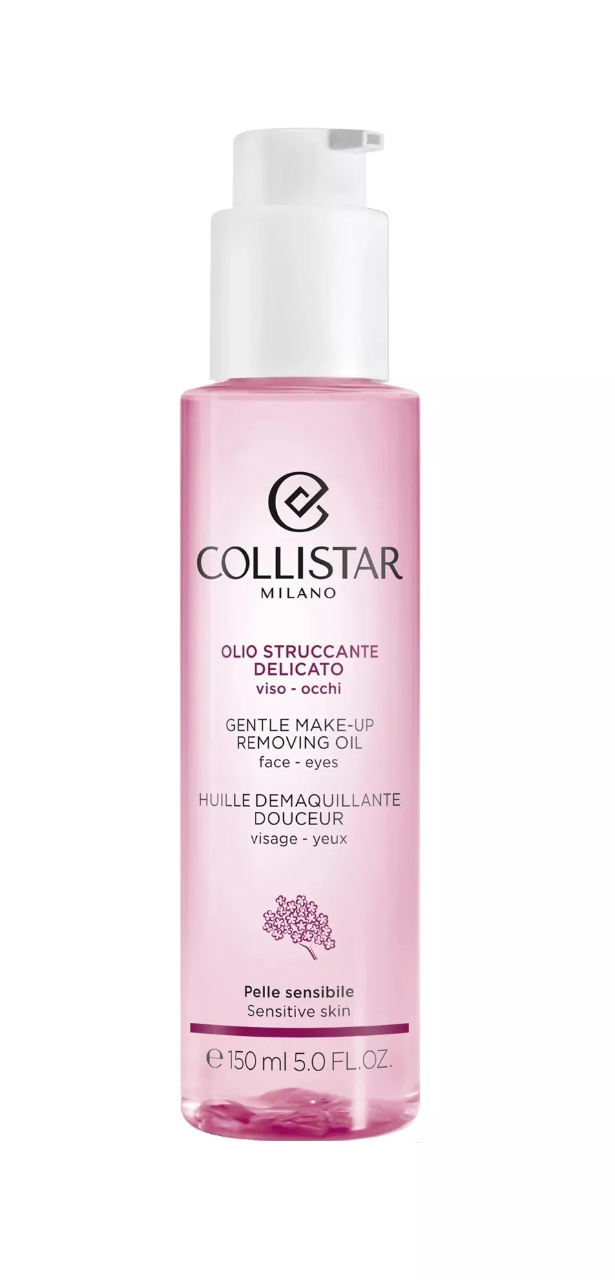 Collistar Gentle Make-Up Remover Oil 150ml makiažo valiklis