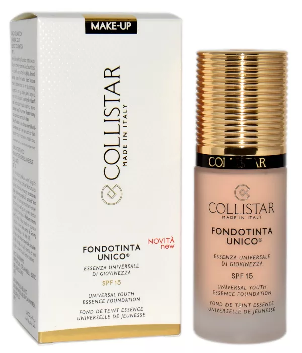 Collistar Unique Foundation Universal Essence Of Youth Spf 15 1R Rose Ivory makiažo pagrindas