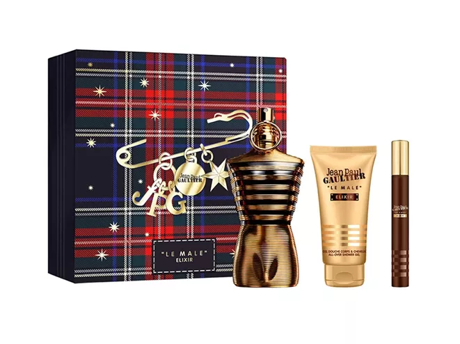 Jean Paul Gaultier Le Male Elixir Parfum 125ml + Shower Gel 75ml + Parfum Kvepalai Vyrams