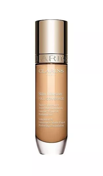 Clarins Skin Illusion Full Coverage Hydrating Foundation 112C makiažo pagrindas