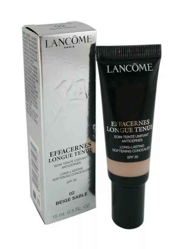 Lancome Effacernes Longue Tenue Long Lasting Softening Concealer 02 Beige Sable kosmetika akims