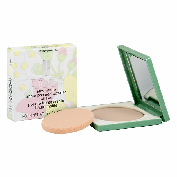 Clinique Stay Matte Sheer Pressed Powder 17 Golden 7, sausa pudra