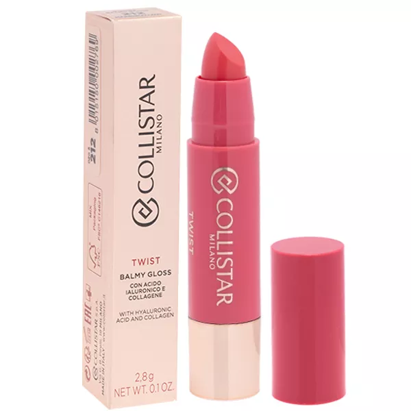 Collistar Twist Balmy Lip Gloss 212 Marshmallow 2, 2,8g lūpų blizgesys