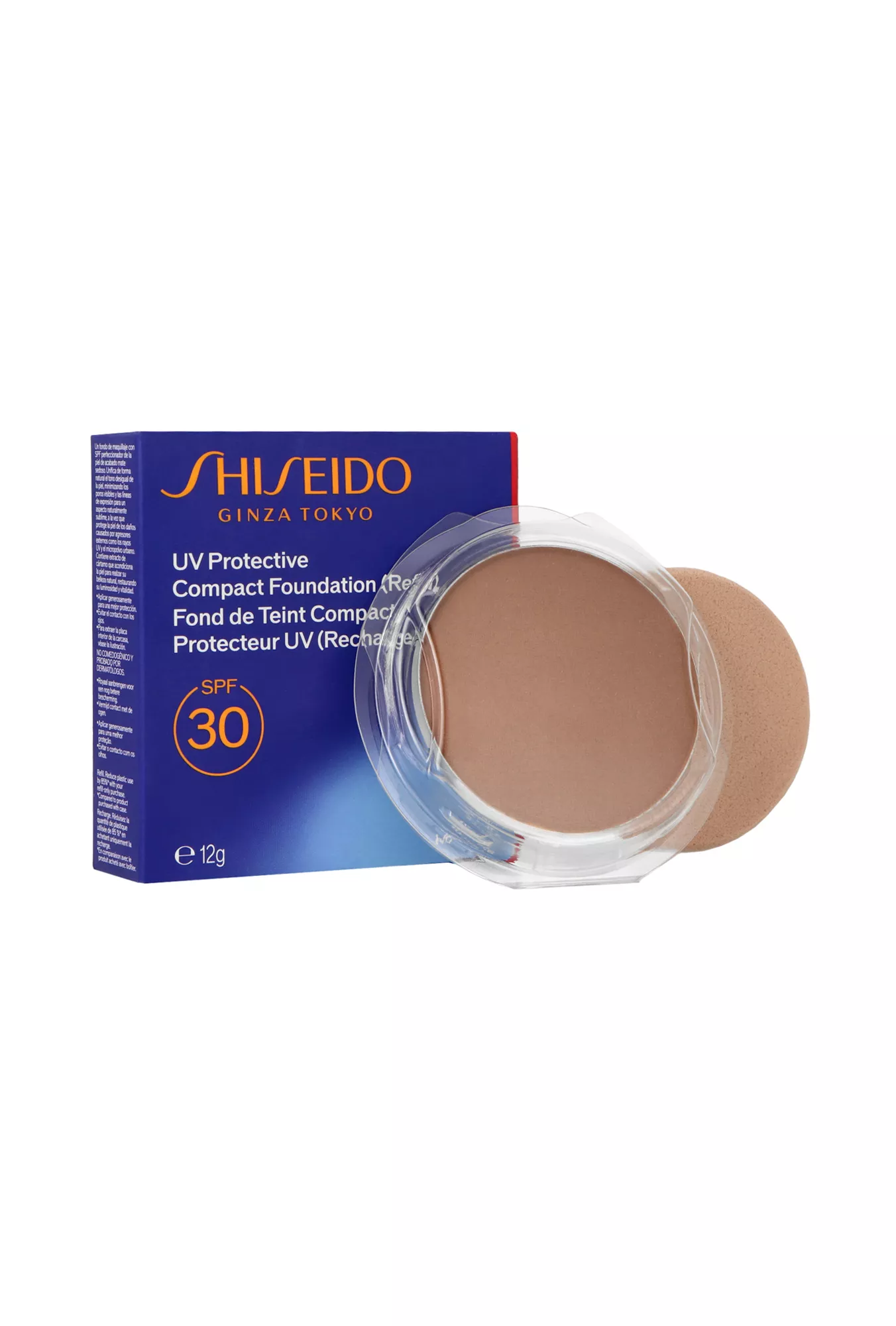 Shiseido Sun Uv Protector Compact Foundation Dark Ivory Refill 12g sausa pudra