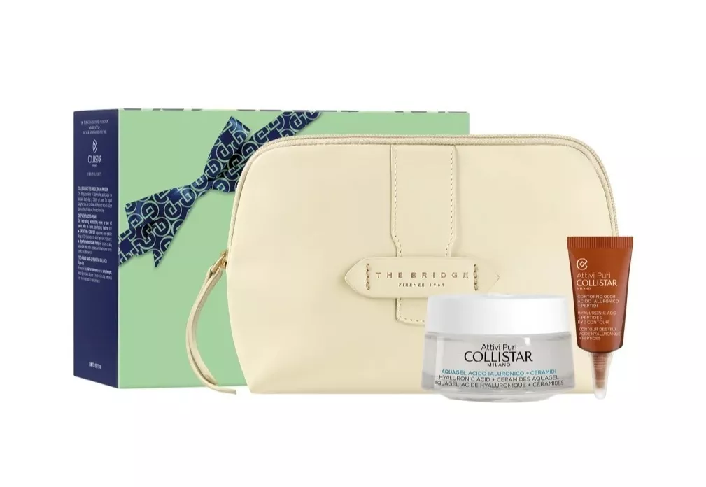 Collistar Unbox Your Beauty Attivi Puri Hyaluronic Acid 50ml + Mini Eye Contour 5ml + Cosmetic Bag