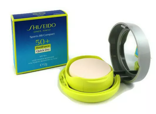 Shiseido Sun Sports Bb Spf50+ Tanning Compact Foundation Medium Dark 12g makiažo pagrindas