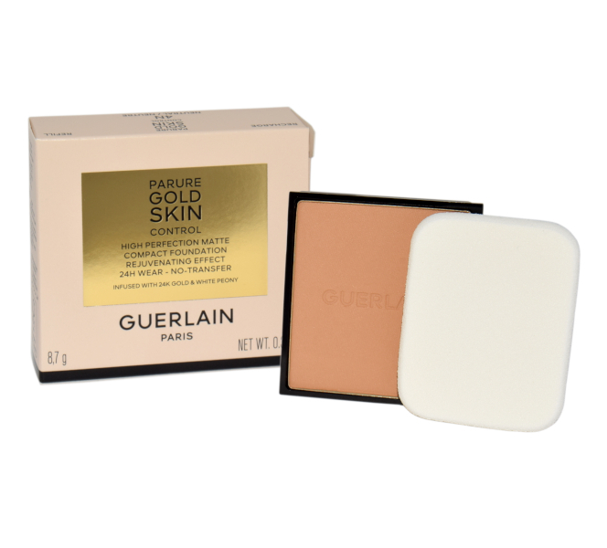 Guerlain Parure Gold Skin Control Compact 4N Refill 10g sausa pudra