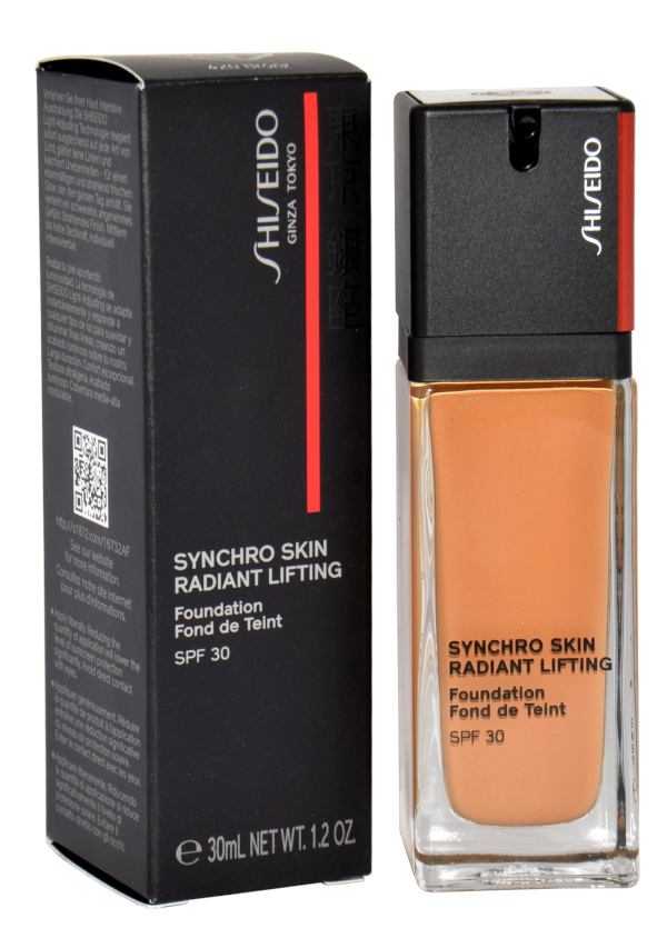 Shiseido Synchro Skin Radiant Lifting Foundation 420 makiažo pagrindas