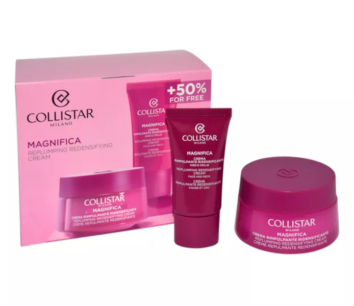 Collistar Magnifica Replumping Redensifying Cream 50ml + Remplumping Redensifying Cream Face And Neck