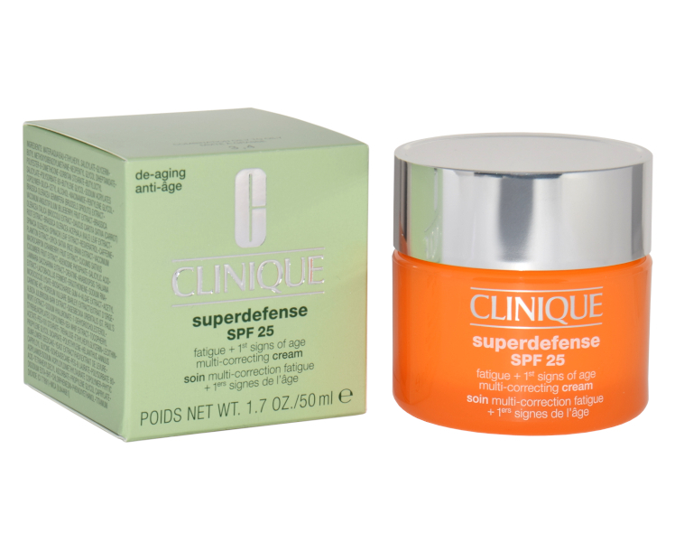 Clinique Superdefense Multi-Correcting Cream Spf 25 Combination Oily To Oily Skin dieninis kremas