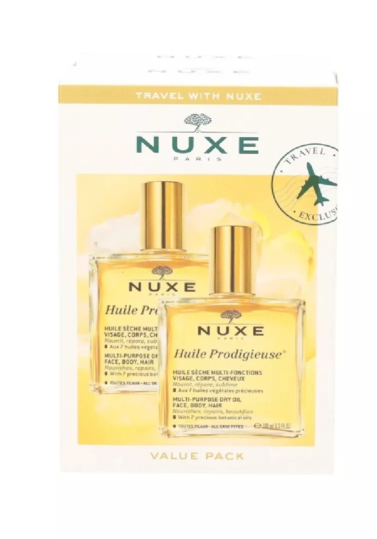 Nuxe Travel With Nuxe Huile Prodigieuse Duo Dry Oil