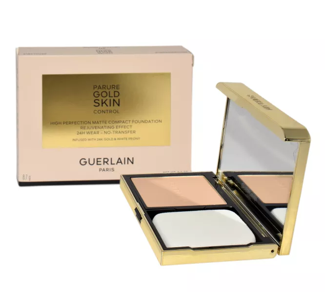 Guerlain Parure gold Skin Control Compact 2N 8, sausa pudra