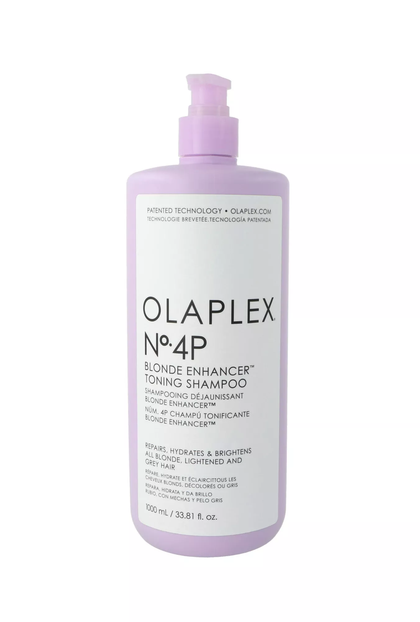 Olaplex No 4P Blonde Enhancer Toning Shampoo &scaron;ampūnas