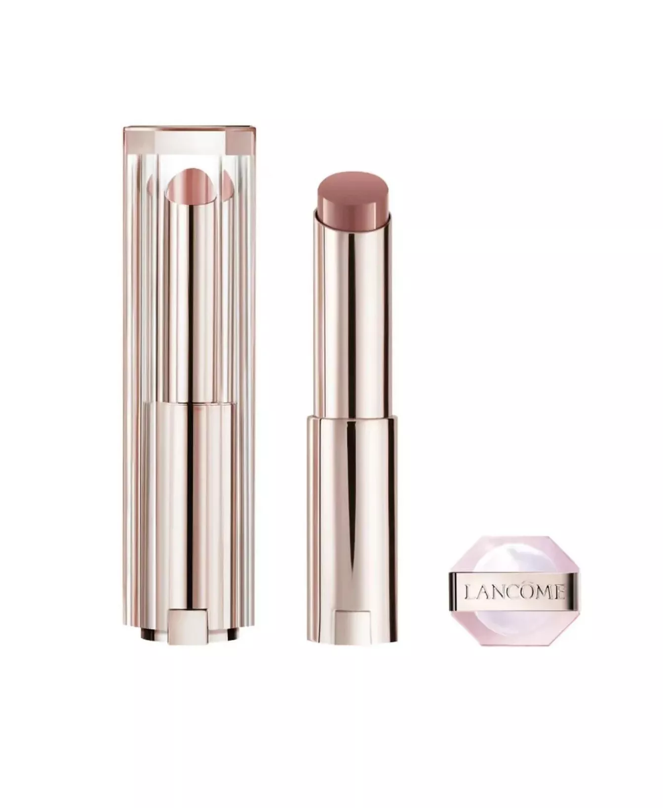 Lancome Butterglow Lip Balm 21 Shade Throwing Beige 3g lūpdažis