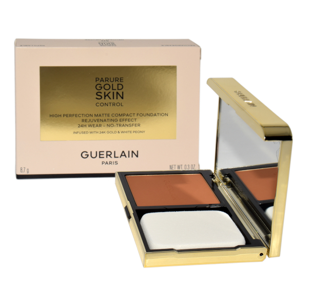 Guerlain Parure Gold Skin Control Compact 5N 8, sausa pudra