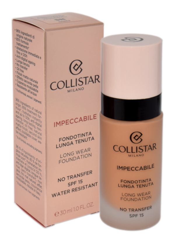 Collistar Impeccabile Long Wear Foundation Spf 15 5N - Amber Makiažo pagrindas Moterims