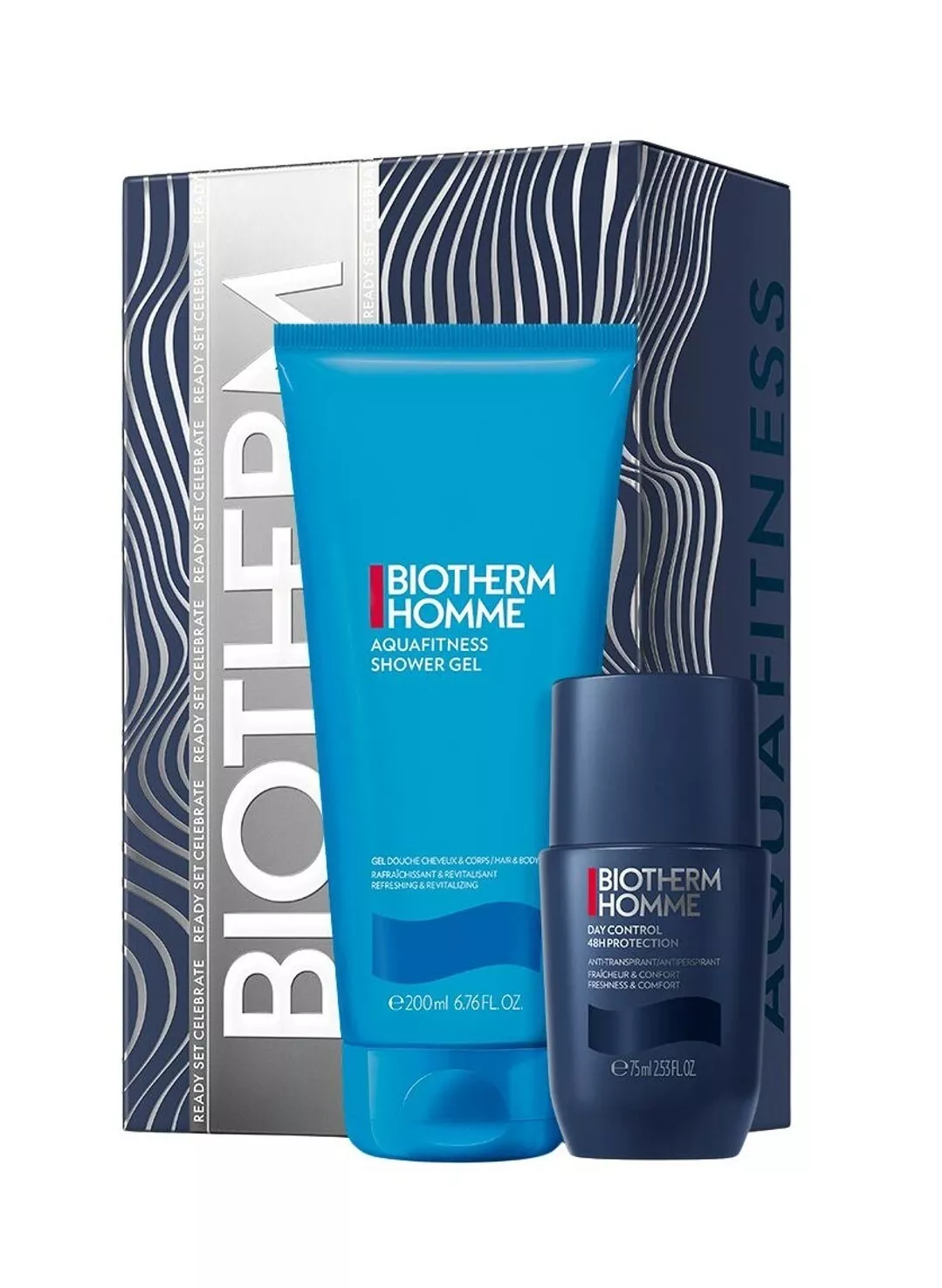 Biotherm Homme Aquafitness Shower Gel 200ml + Deo Roll-On