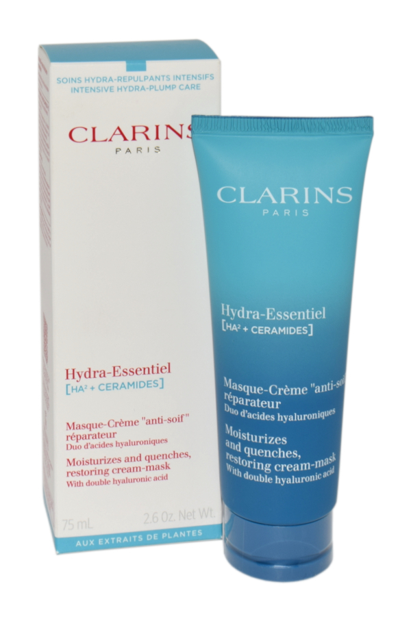 Clarins Hydra Essentiel Moisturizes And Quenches Restoring Cream Mask Veido kaukė