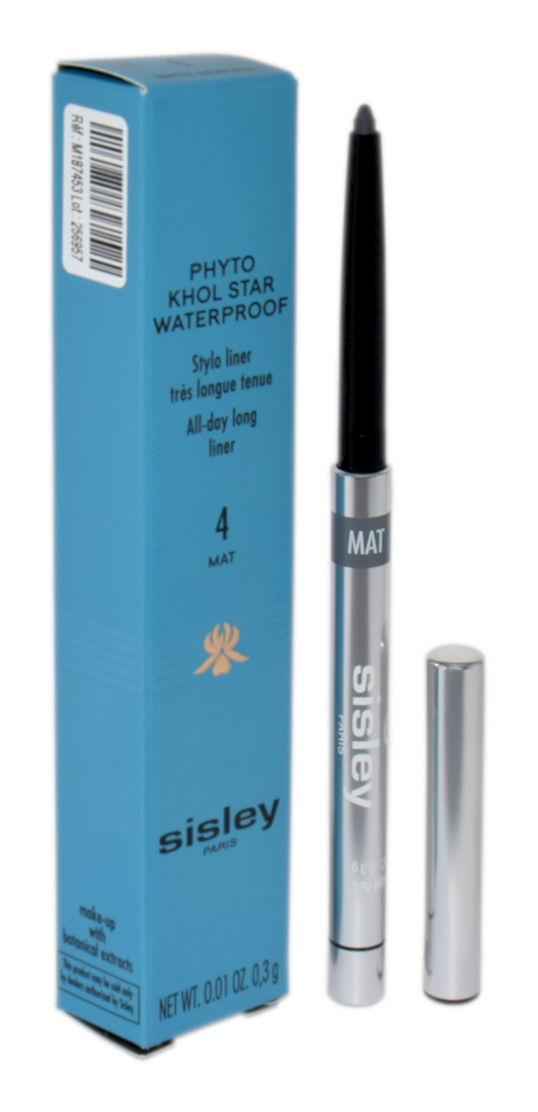 Sisley Phyto - Khol Star Waterproof Stylo Liner 4 Matte graphite 0, 0,3g NI&Scaron;INIAI akių kontūras