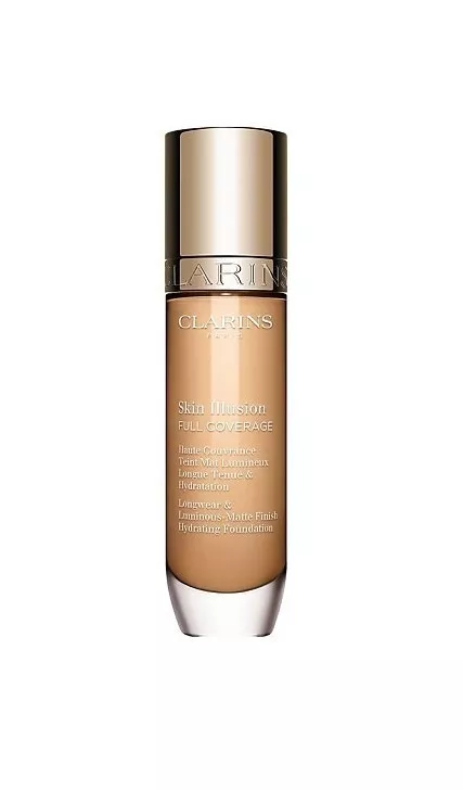 Clarins Skin Illusion Full Coverage Hydrating Foundation 113C makiažo pagrindas