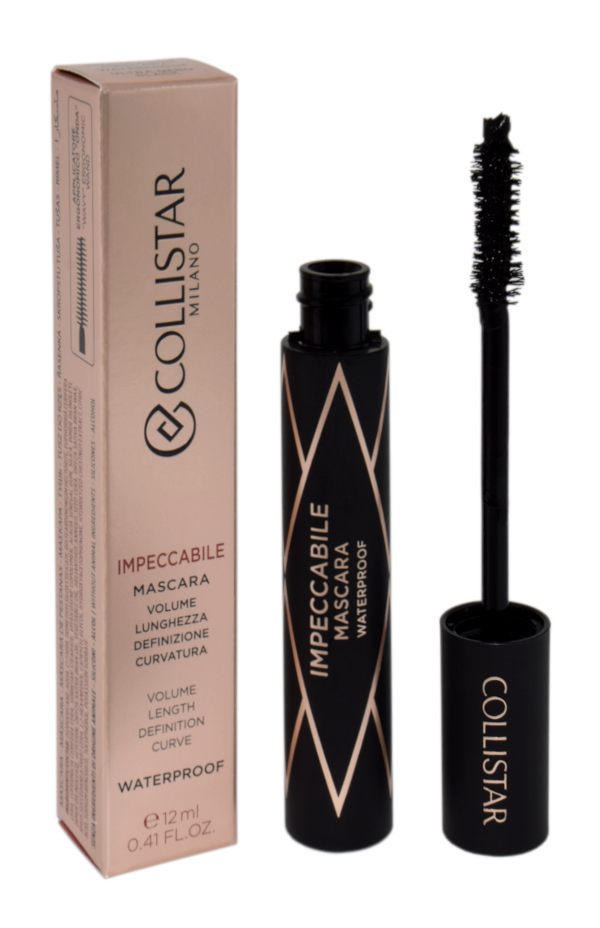 Collistar Impeccable Mascara Waterproof Ultra Black 12 ml blakstienų tu&scaron;as
