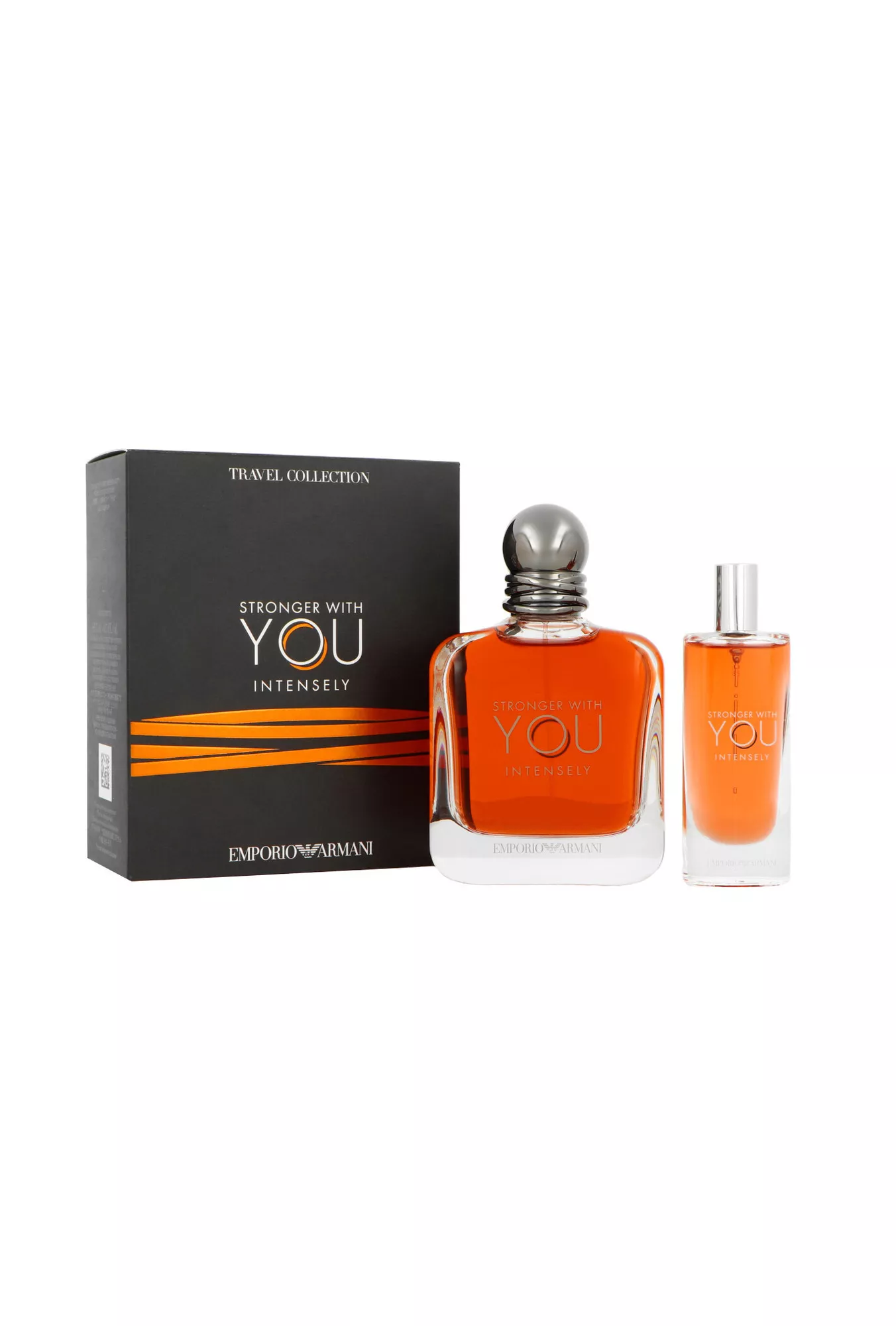 Armani Set Emporio Armani: Stronger With You Intensely, Eau De Parfum, For Men, 100 ml + Stronger With You Intensely, Eau De Parfum, For Men, Kvepalai Vyrams