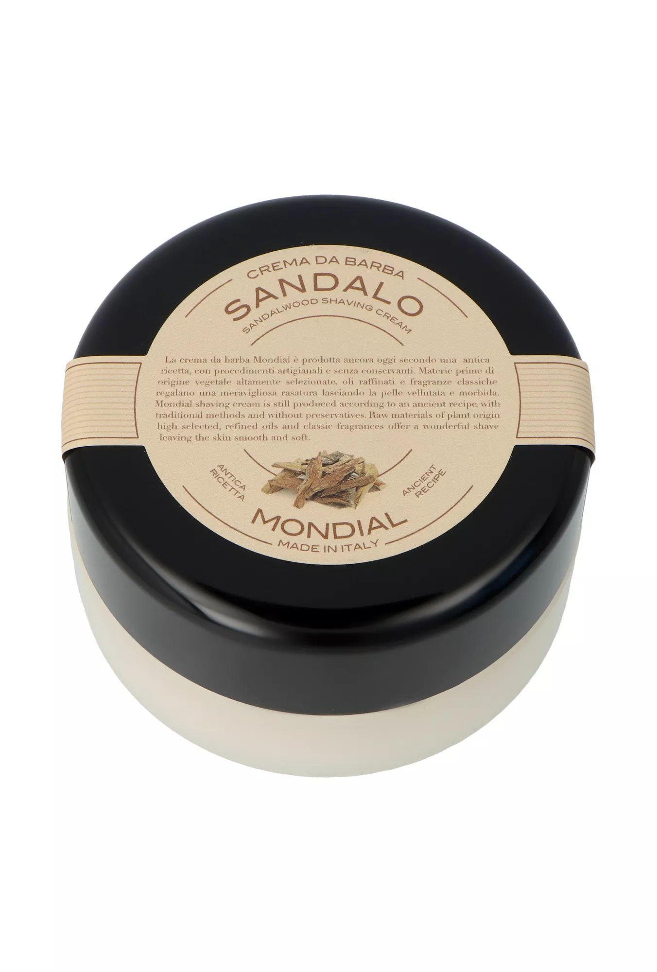 Mondial Luxury Shaving Cream Sandalwood 150ml priemonė skutimuisi