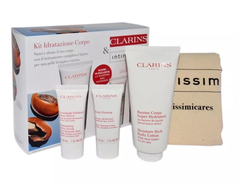 Clarins Body Lotion 200ml + Exfoliating Body Scrub 30ml + Body Firming