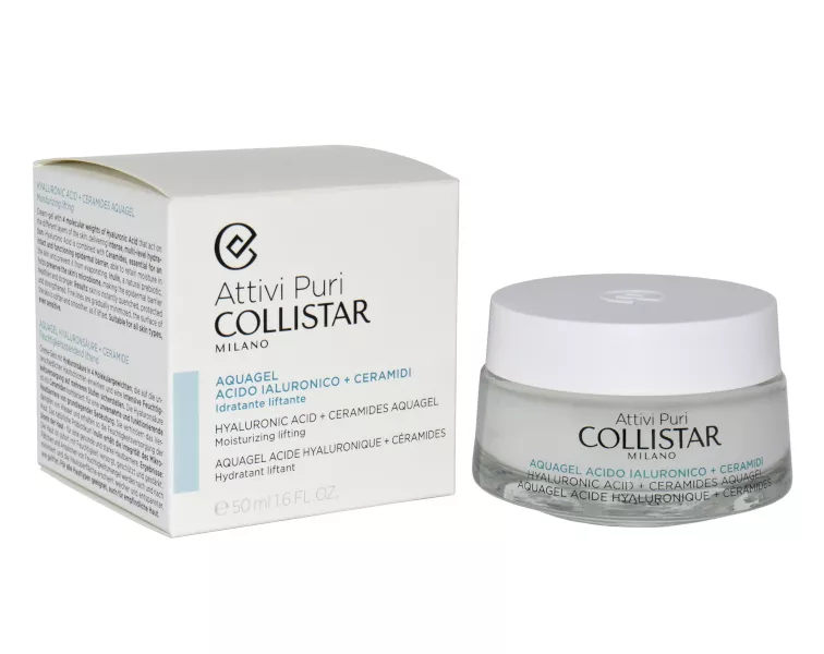 Collistar Hyaluronic Acid + Ceramides AquaGel Moisturizing Lifting dieninis kremas