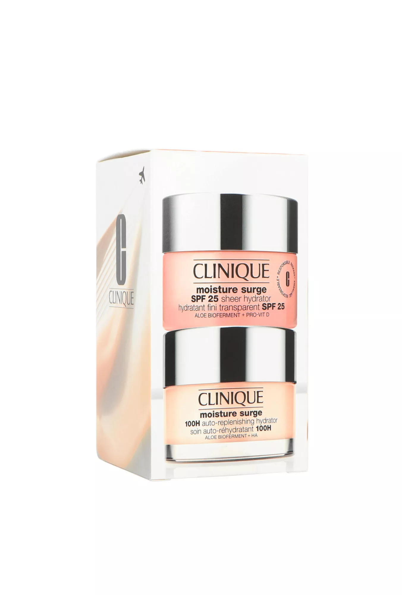 Clinique Moisture Surge 100H Auto-Replenishing Hydrator 50ml + SPF25 Sheer Hydrator