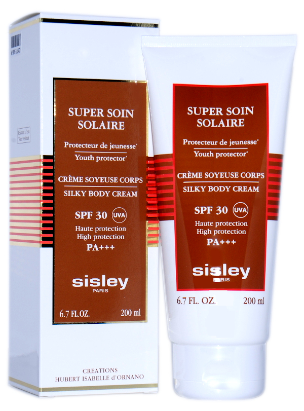 Sisley super soin solaire youth protector silky body cream spf30 Apsauginė priemonė nuo saulės Moterims