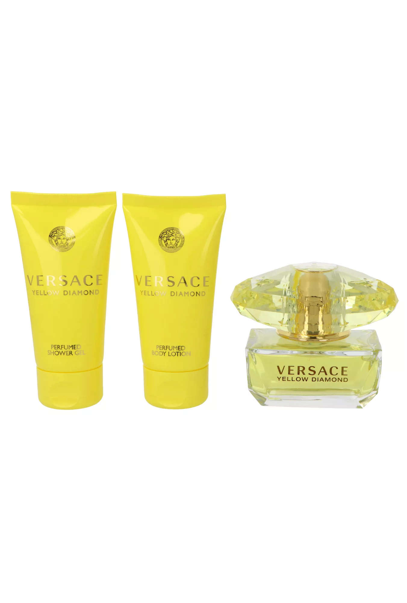 Versace Yellow Diamond 50ml Edt 50ml + Shower Gelml + Body Lotion 50ml Kvepalai Moterims Rinkinys