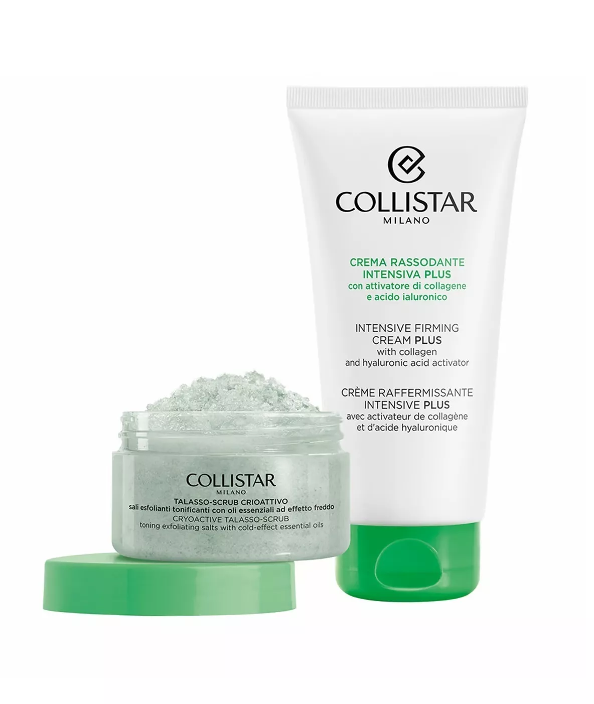 Collistar Intensive Firming Cream Plus Tube 175ml + Cryoactive Thalasso - Scrub