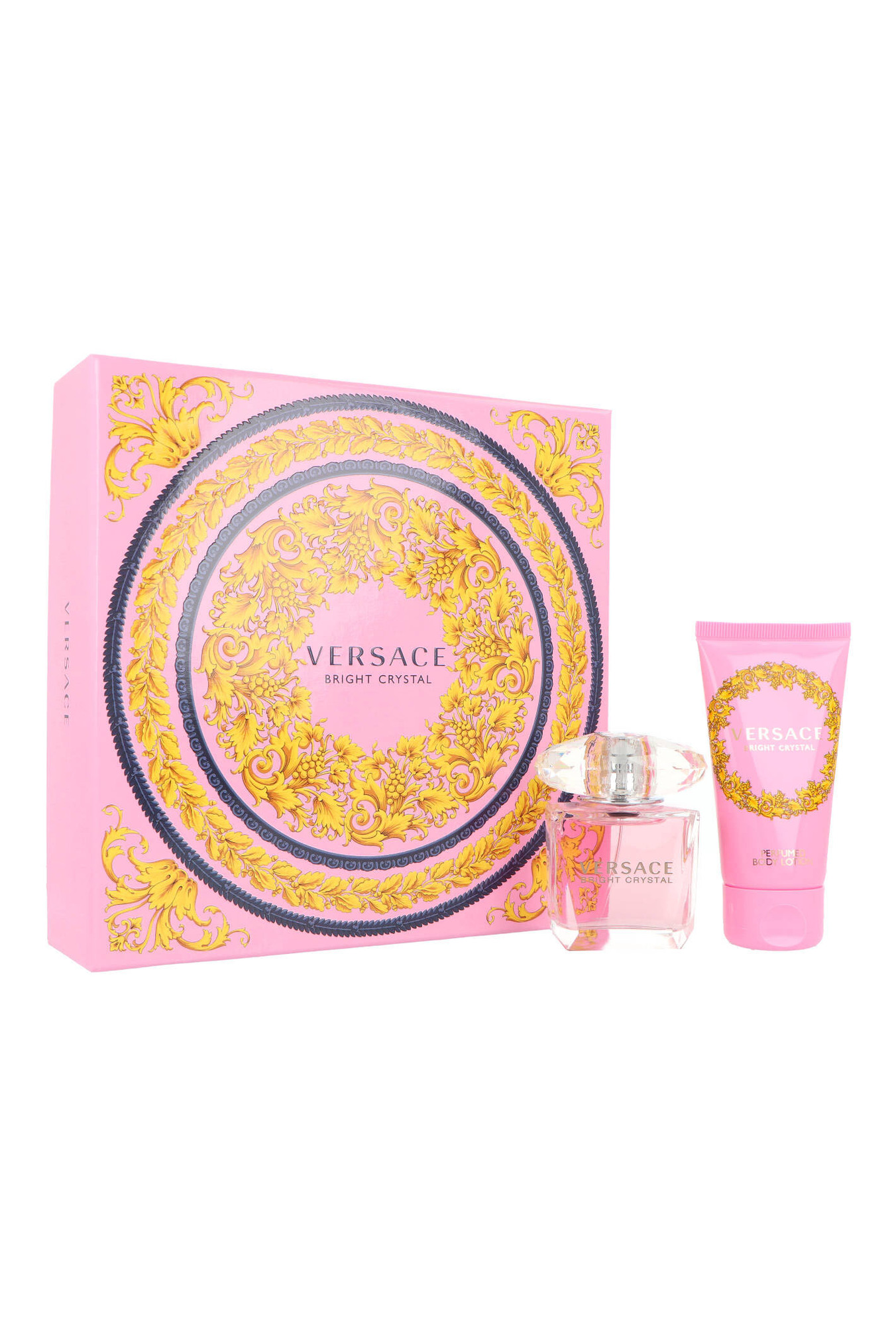 Versace Bright Crystal 30ml Edt 30ml + Body Lotion 50ml Kvepalai Moterims Rinkinys