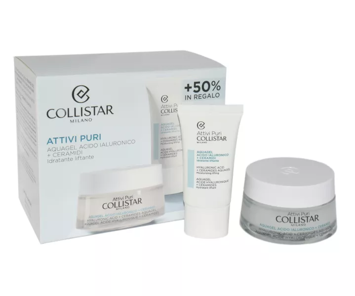 Collistar Attivi Puri Hyaluronic Acid+Ceramides AquaGel 50ml + Hyaluronic Acid+Ceramides AquaGel Moisturizng Lifting