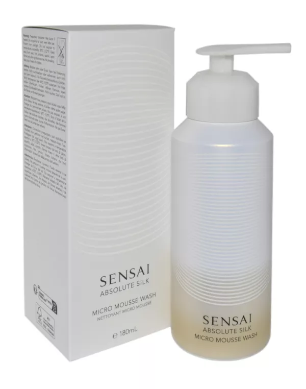 Sensai Absolute Silk Micro Mousse Wash 180ml Sejas mazgāšanas līdzeklis thumbnail 4