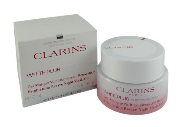 Clarins White Plus Brightening And Renewing Night Gel-Mask Veido kaukė
