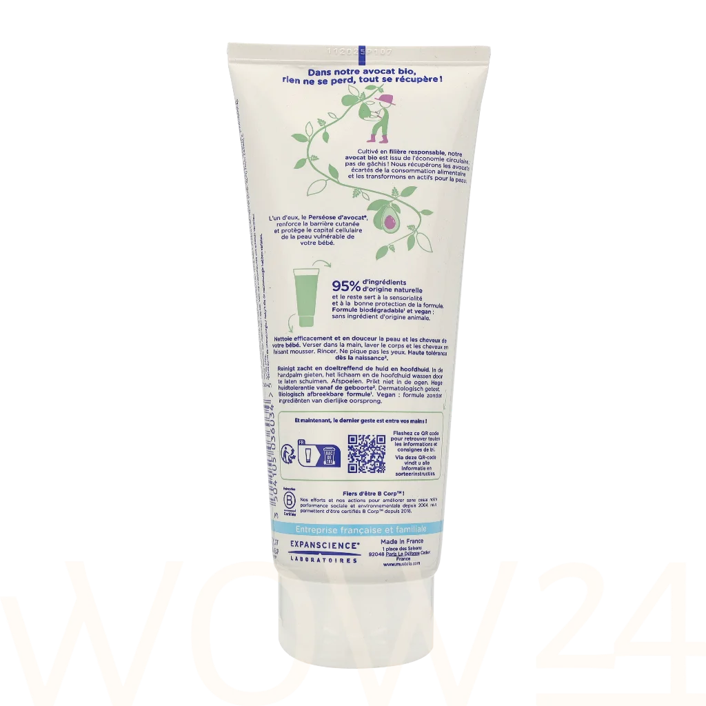 Mustela Mustela 2-In-1 Cleansing Gel 200 ml Vaikams Du&scaron;o želė