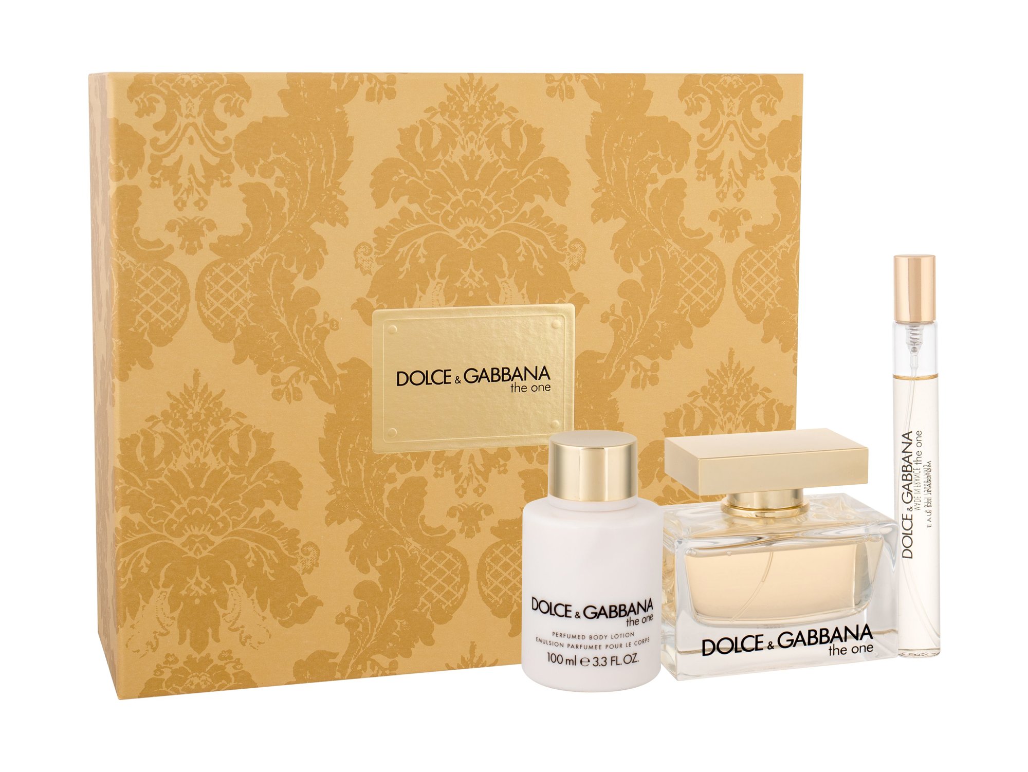 Dolce&Gabbana The One 75ml Edp 75 ml + Body Lotion 100 ml + Edp 10 ml Kvepalai Moterims EDP Rinkinys