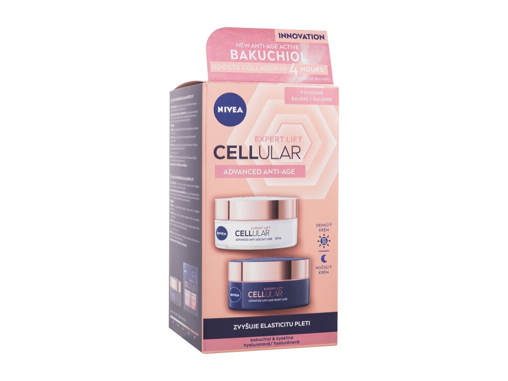 Nivea Cellular Expert Lift Advanced Anti-Age Duo Pack Dieninis kremas 50 ml Damaged box Set