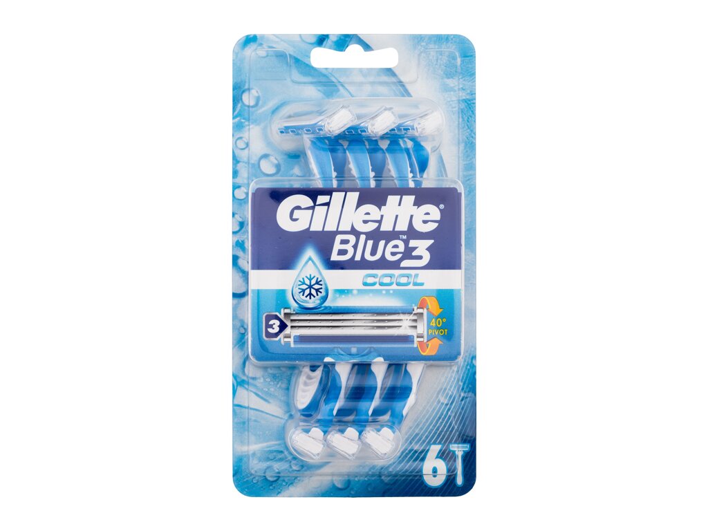 Gillette Blue3 Cool 6vnt skustuvas (Pažeista pakuotė)