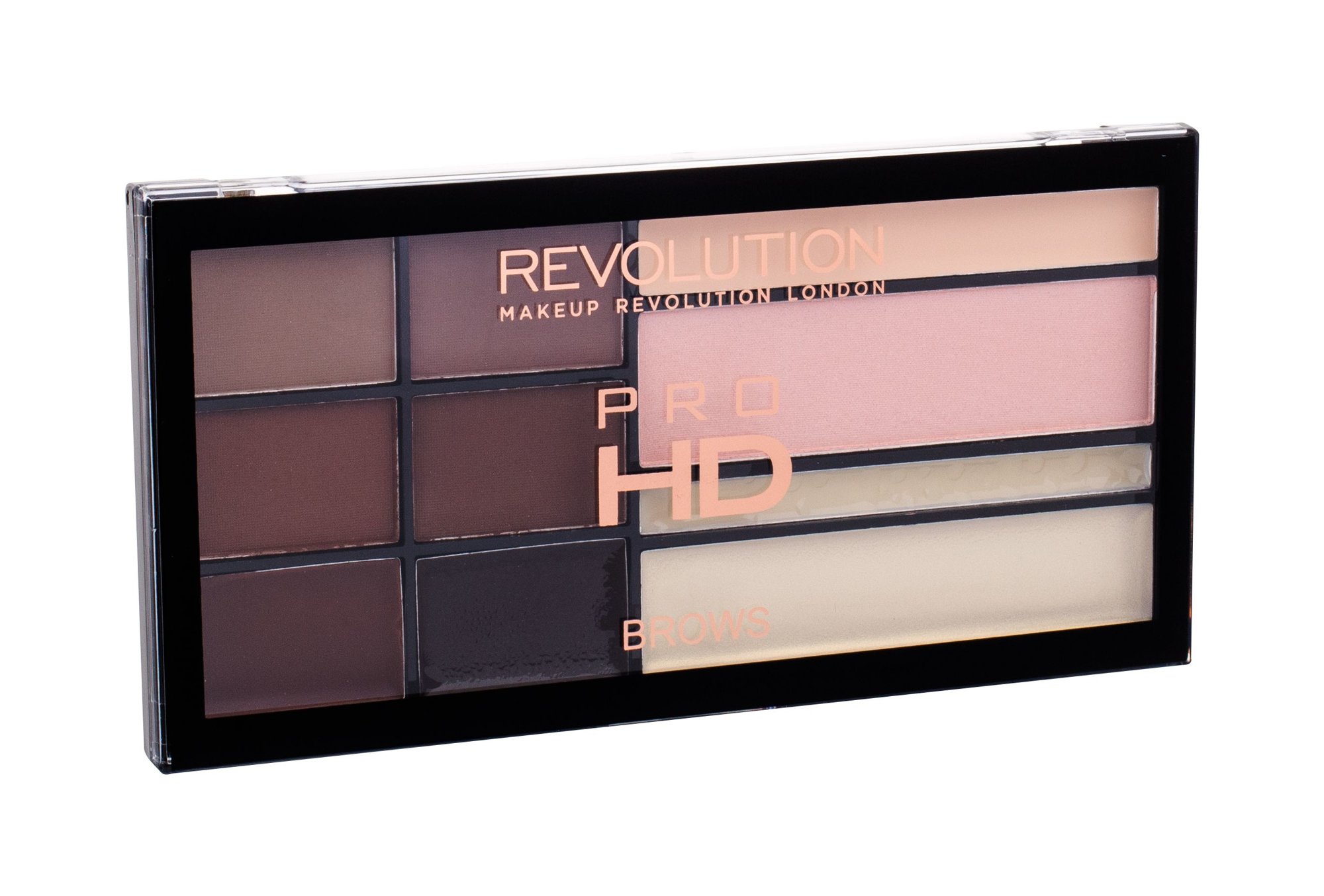 Makeup Revolution London Pro HD Brows Palette antakių modeliavimo paletė