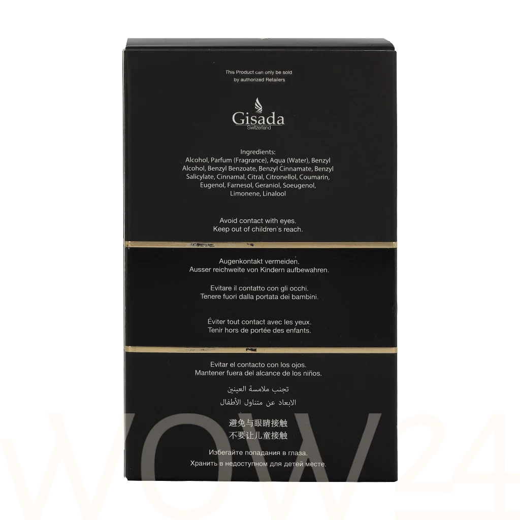 Gisada Ambassador Intense 100 ml NI&Scaron;INIAI kvepalai Vyrams EDP