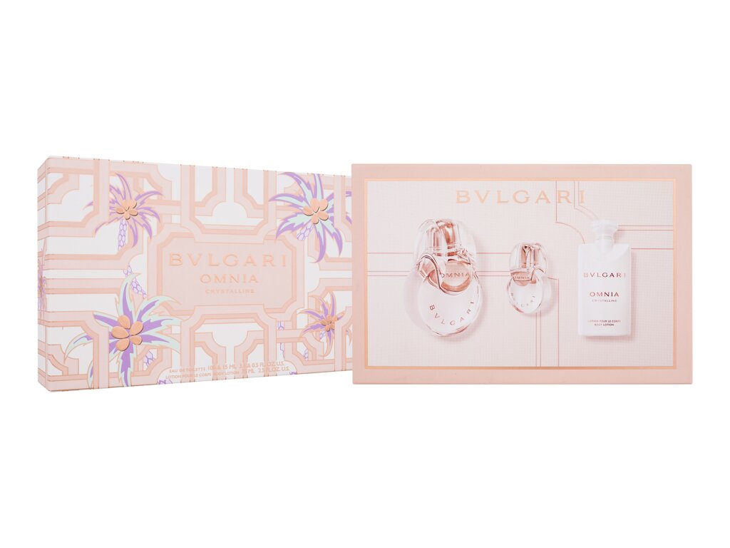 Bvlgari Omnia Crystalline Eau De Toilette 100 ml Damaged box Set