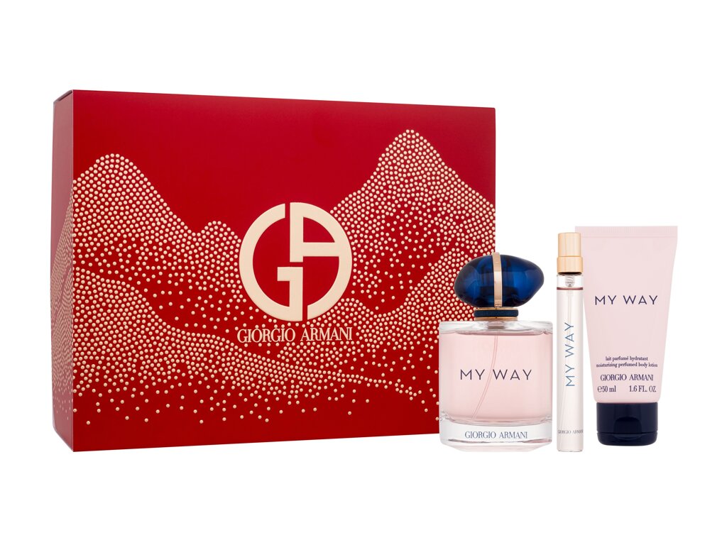 Giorgio Armani My Way Eau De Parfum 90 ml Damaged box Set