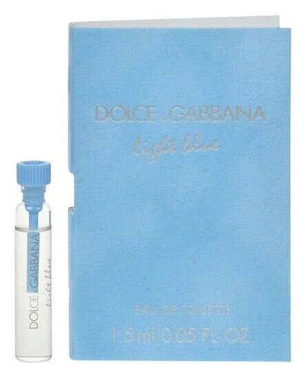 Dolce&Gabbana Light Blue 1,5ml kvepalų mėginukas Moterims EDT