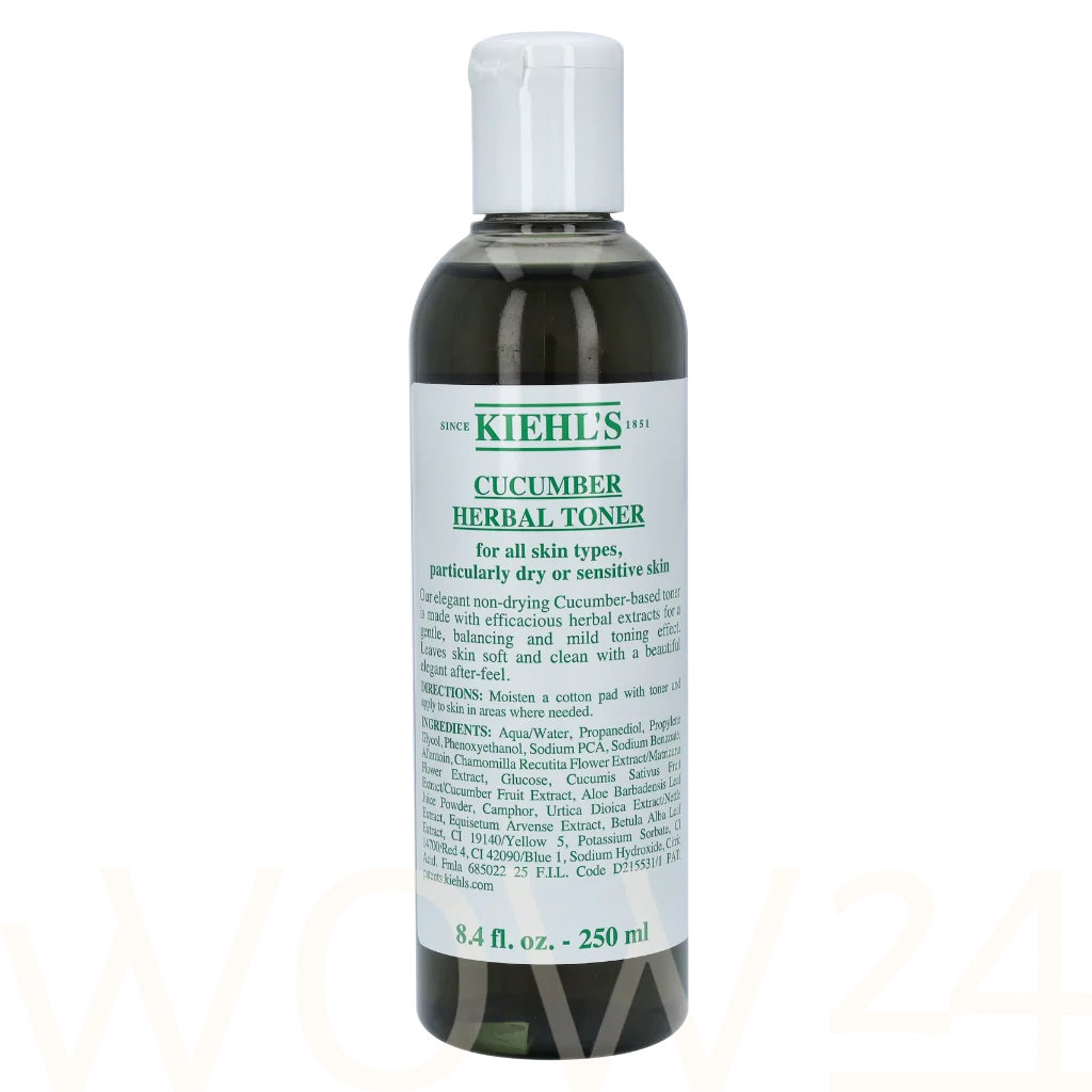 Kiehl's Kiehl's Cucumber Herbal Alcohol Free Toner 250 ml veido emulsija