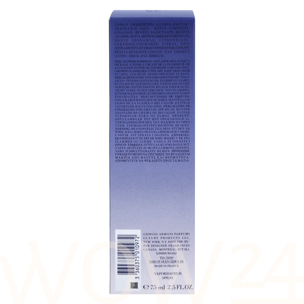 Armani Armani Code Pour Femme Edp Spray 75 ml kvepalai Moterims EDP